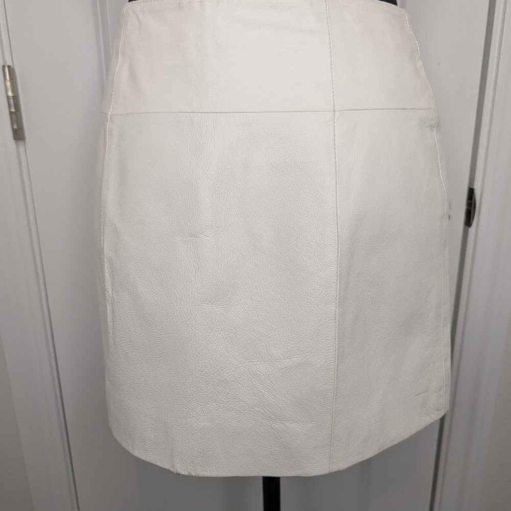 Wilsons Leather White Mini Skirt - Picture 3 of 5